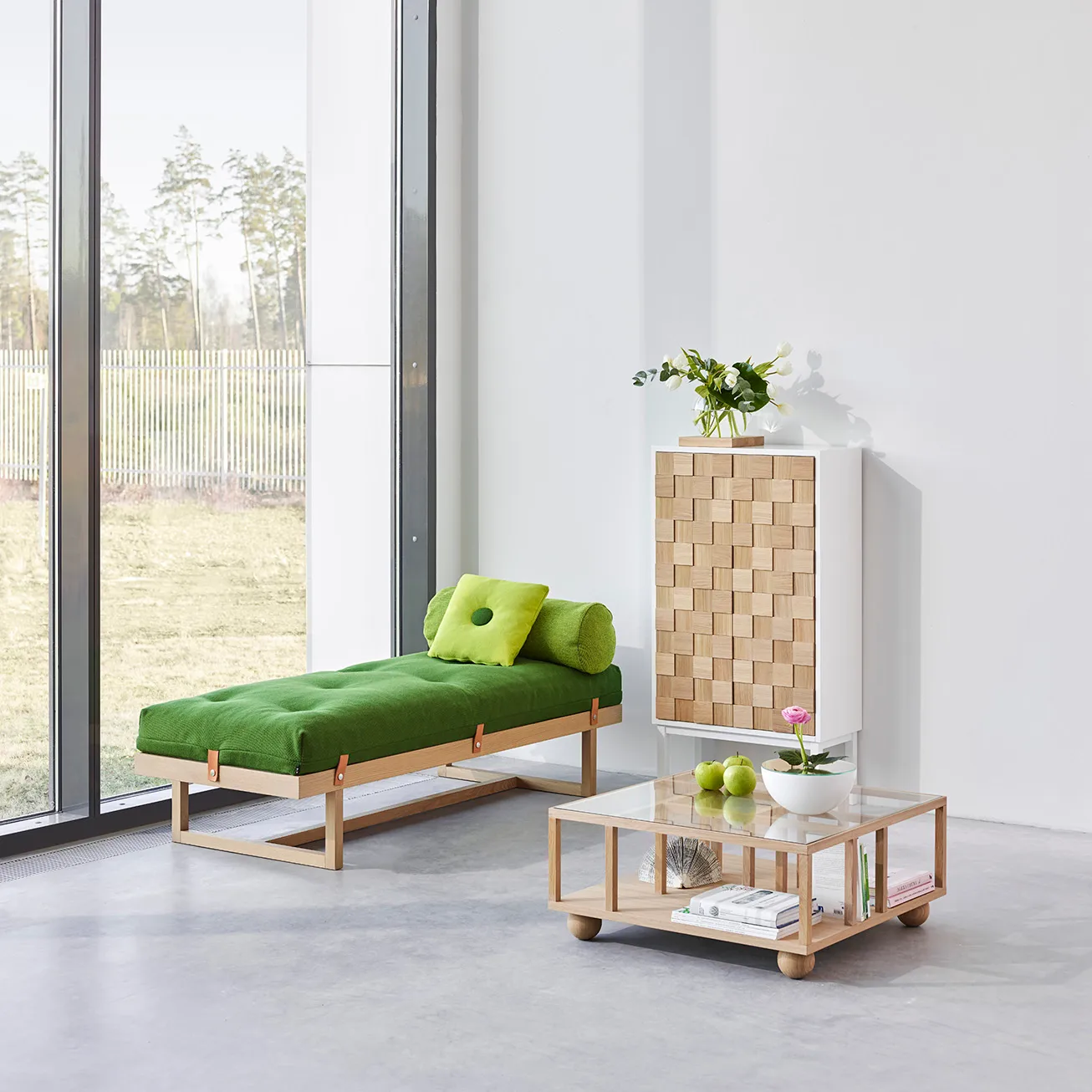 Armário Collect 2016, Branco Verniz carvalho A2