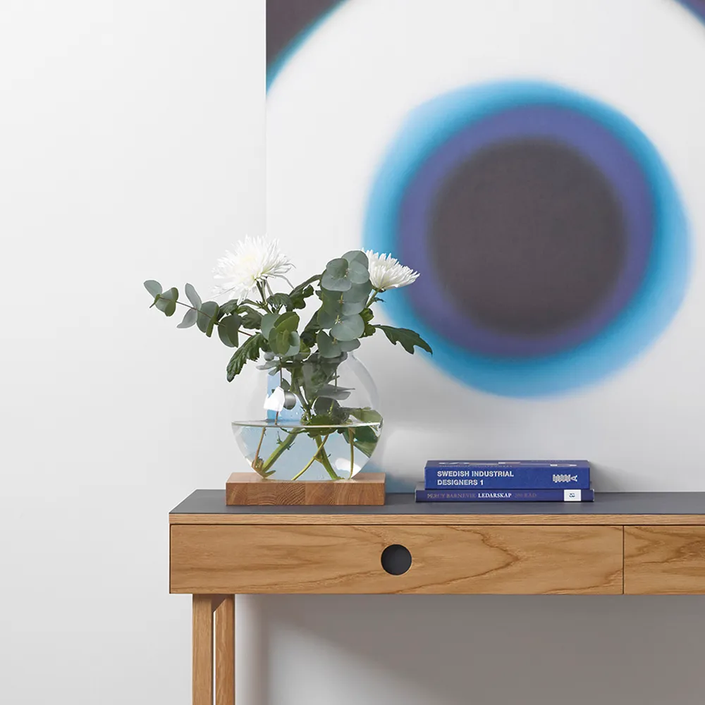 Decoração Space, carvalho branco verniz, vidro A2