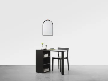 Espelho de parede Echo - Preto, 43x63 cm - A2