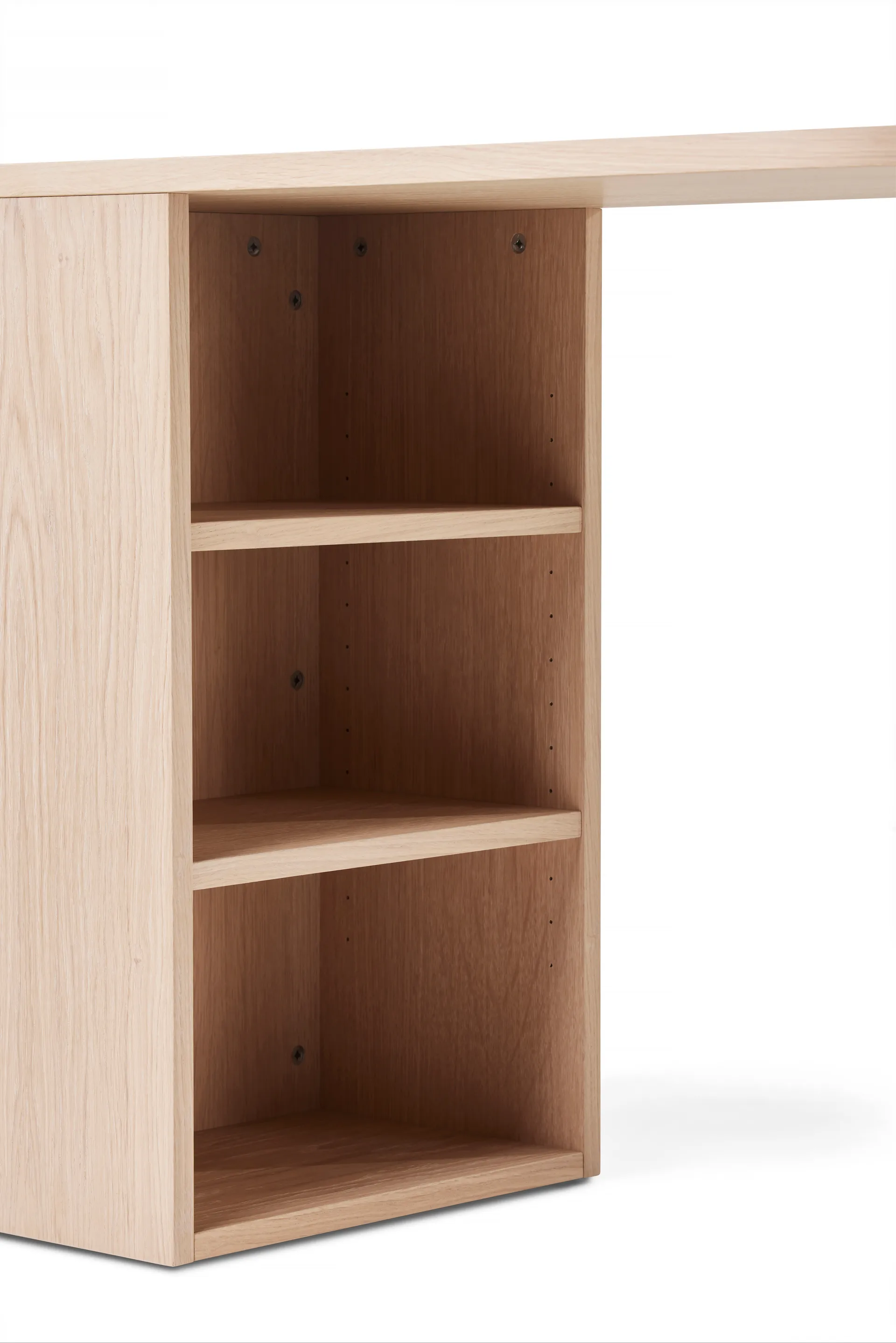 Hub secretária, Carvalho oleado claro, 100x73x43 cm A2