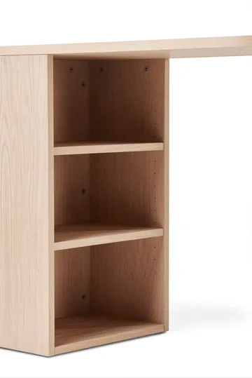 Hub secretária - Carvalho oleado claro, 100x73x43 cm - A2