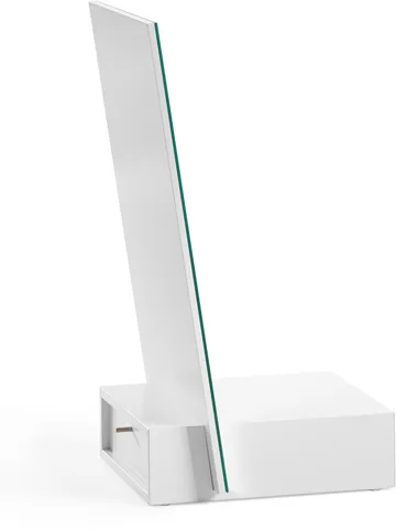 Me espelho de mesa com arrumação - Branco, 34x57x30 cm - A2