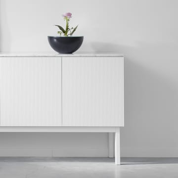 Mesa de apoio Beam  - Cinzento claro, rodapé carvalho branco  - A2