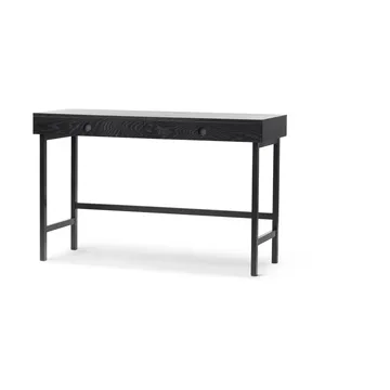 Mind secretária - Carvalho tingido de preto, 118x74x44 cm - A2