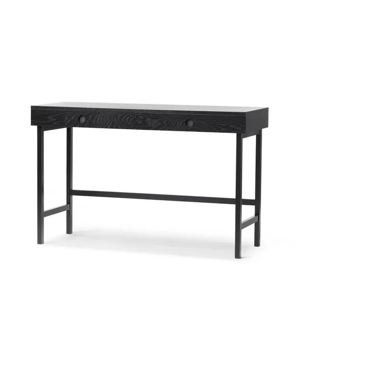 Mind secretária - Carvalho tingido de preto, 118x74x44 cm - A2