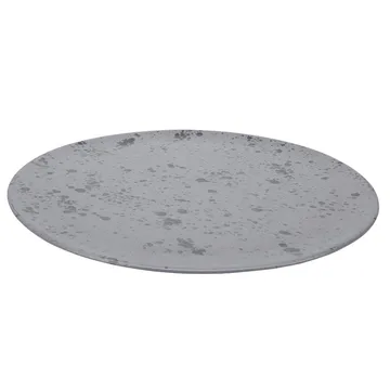 Bandeja de servir Raw Ø 34 cm - cinza com pintas - Aida