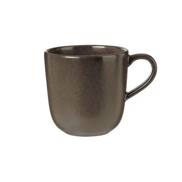Caneca com asa Raw 20 cl - Metallic brown - Aida