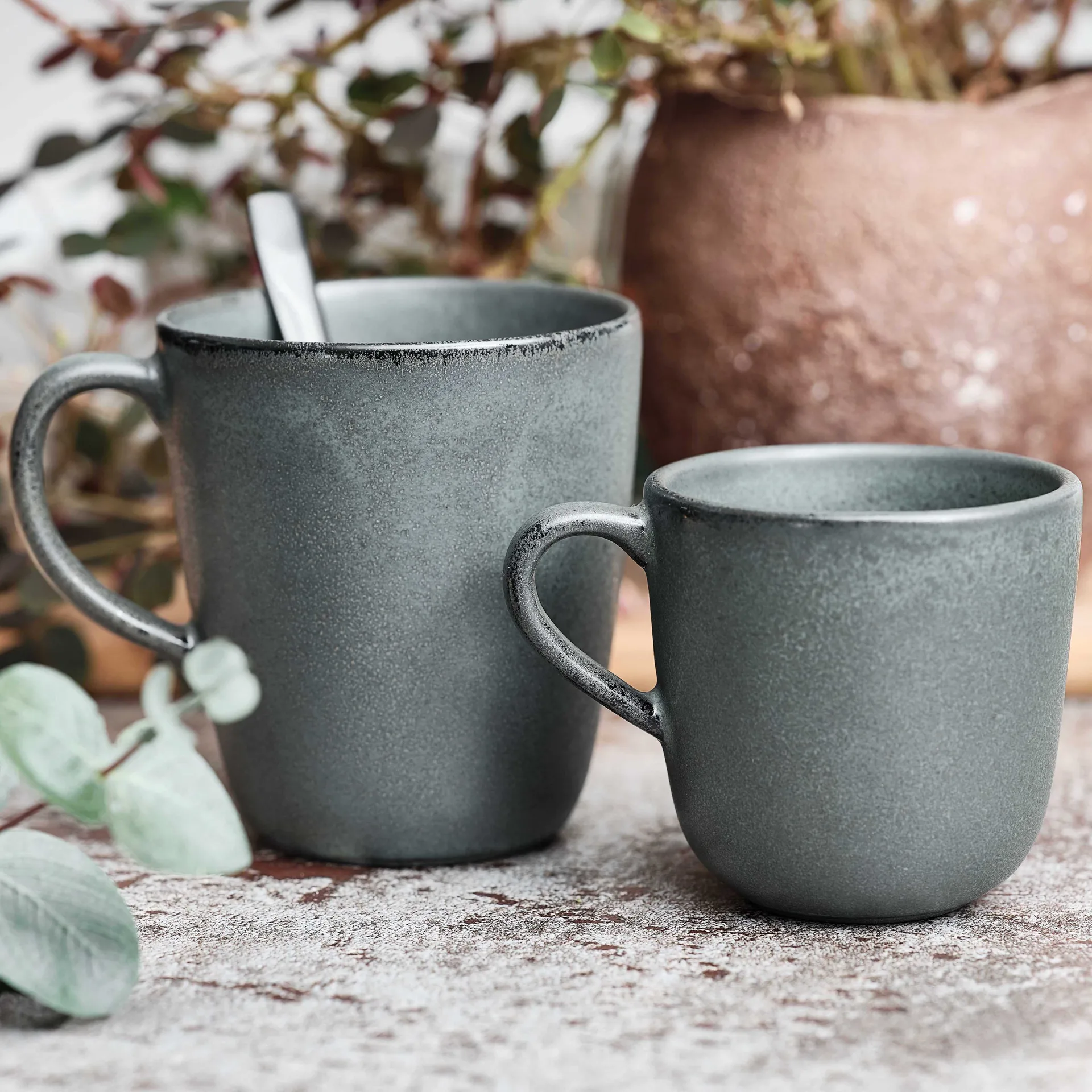 Caneca com asa Raw 20 cl, Nothern green Aida