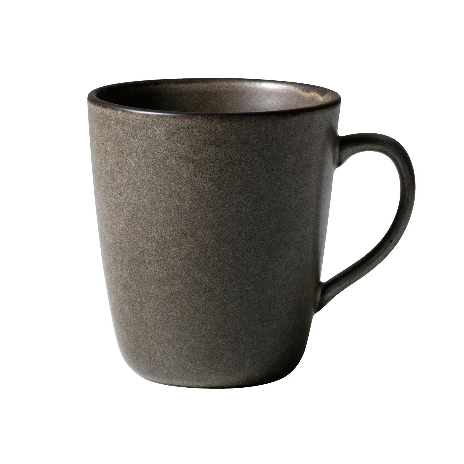 Caneca com asa Raw 35 cl, Forest brown Aida