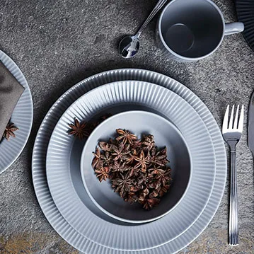 Caneca Groovy 30 cl, cinza Aida