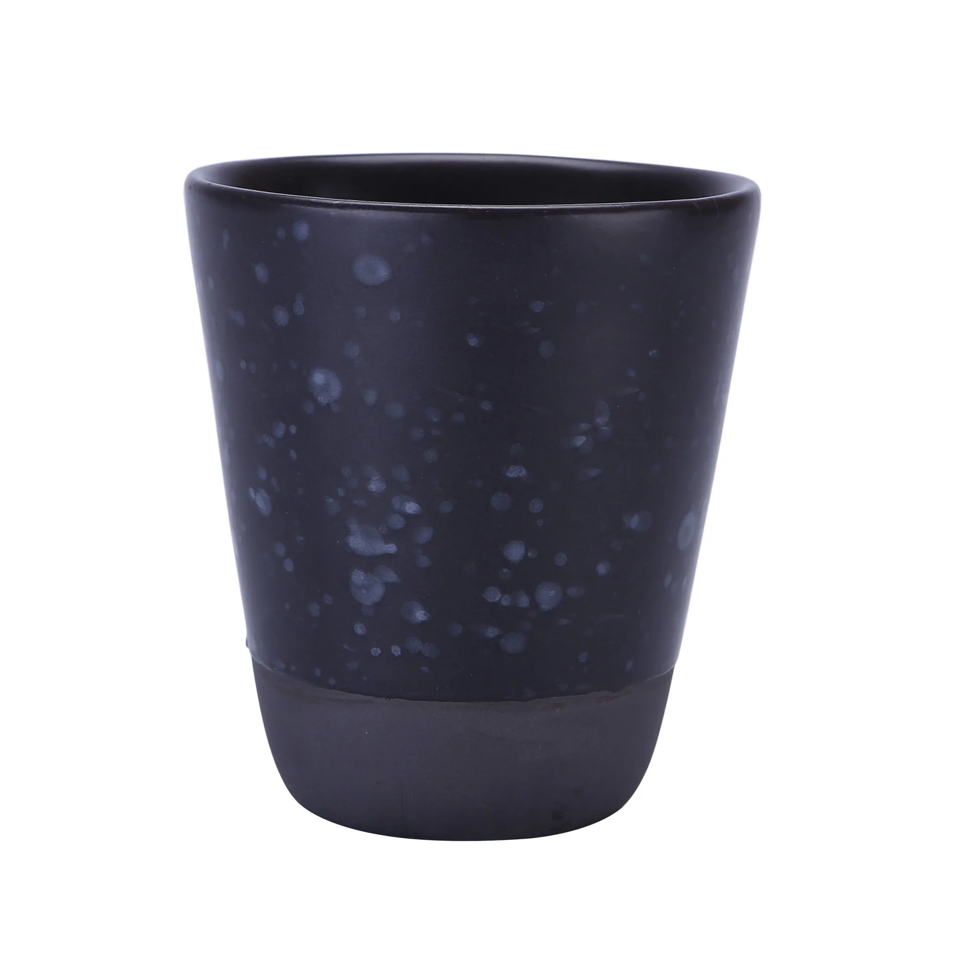 Caneca Raw 25 cl, preto com pintas Aida