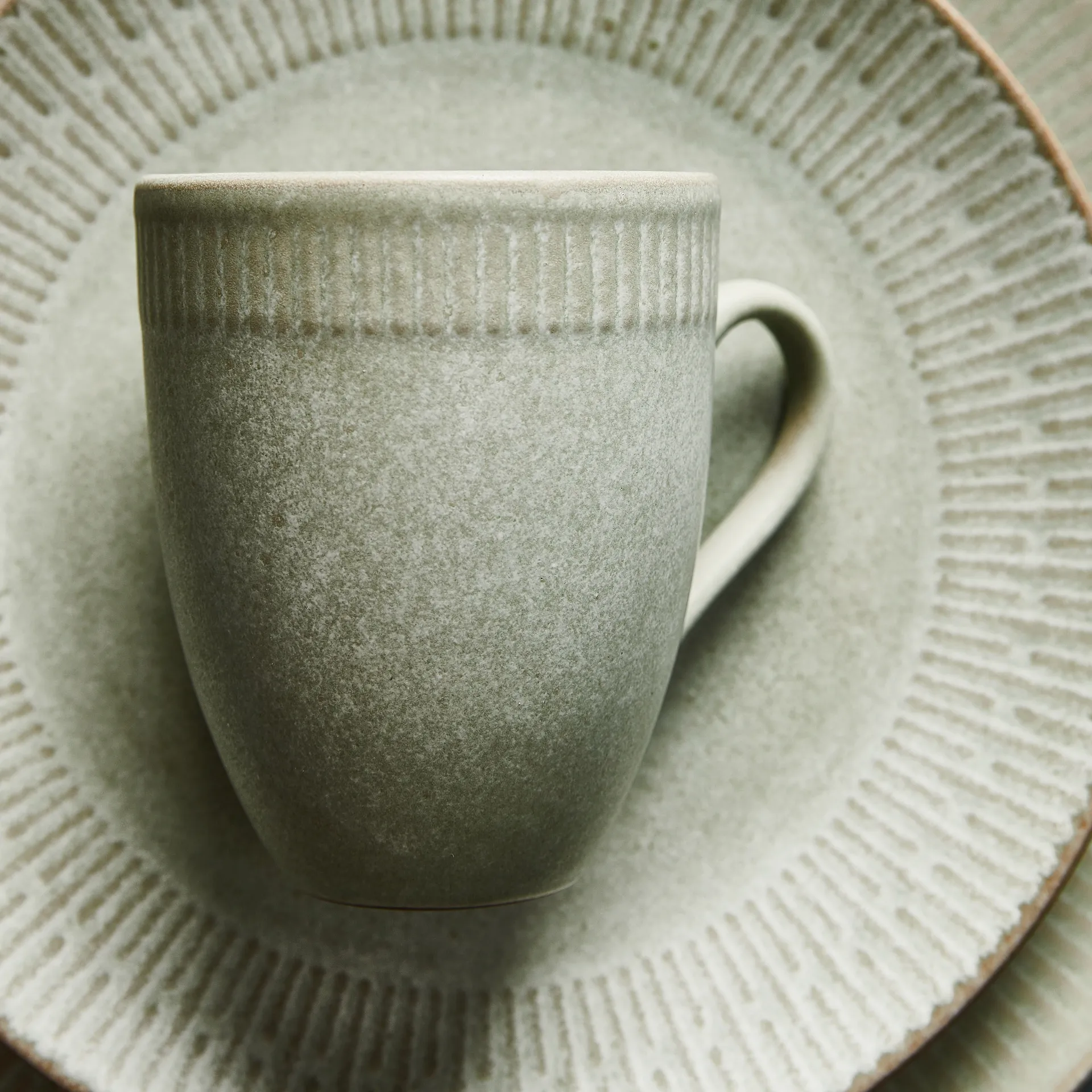 Caneca Relief 30 cl, verde Aida