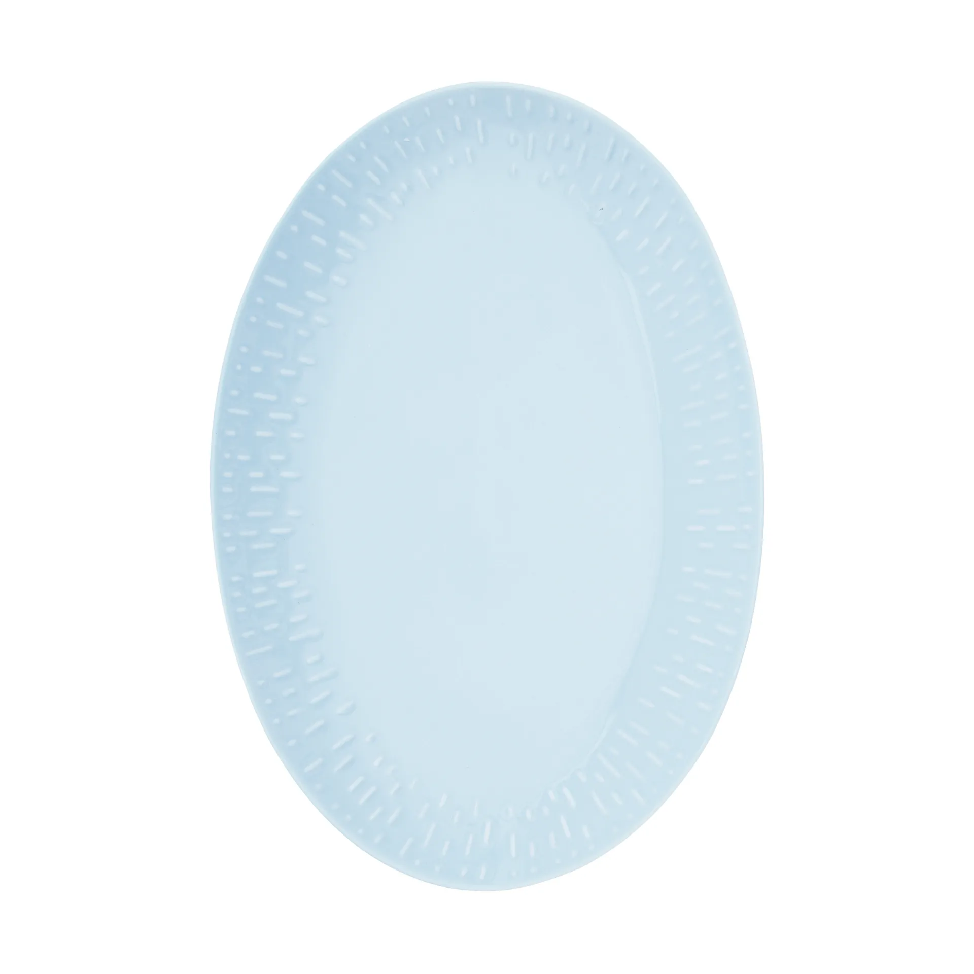 Confetti prato oval, Aqua, 25,5x36 cm Aida