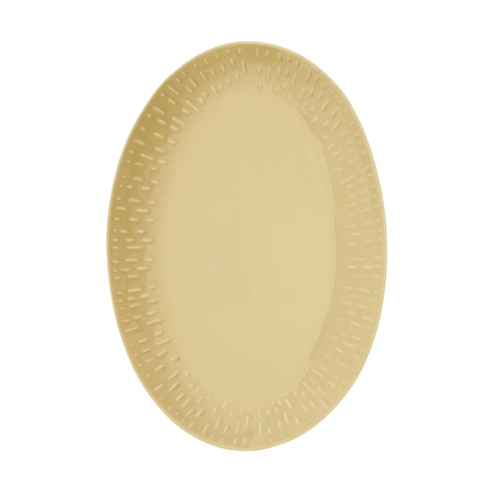 Confetti prato oval - Mustard, 25,5x36 cm - Aida