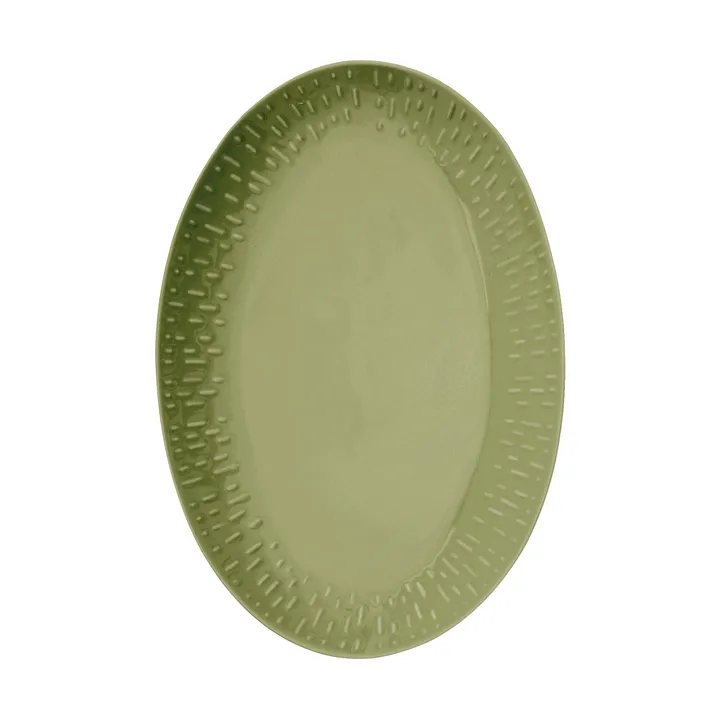 Confetti prato oval - Olive, 25,5x36 cm - Aida