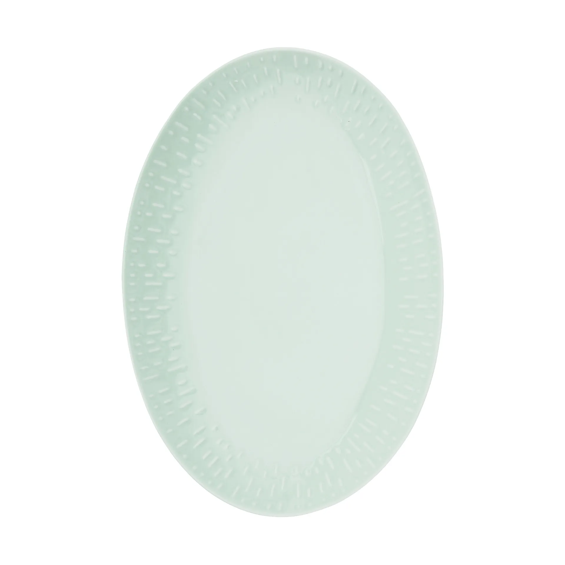 Confetti prato oval, Pistachio, 25,5x36 cm Aida