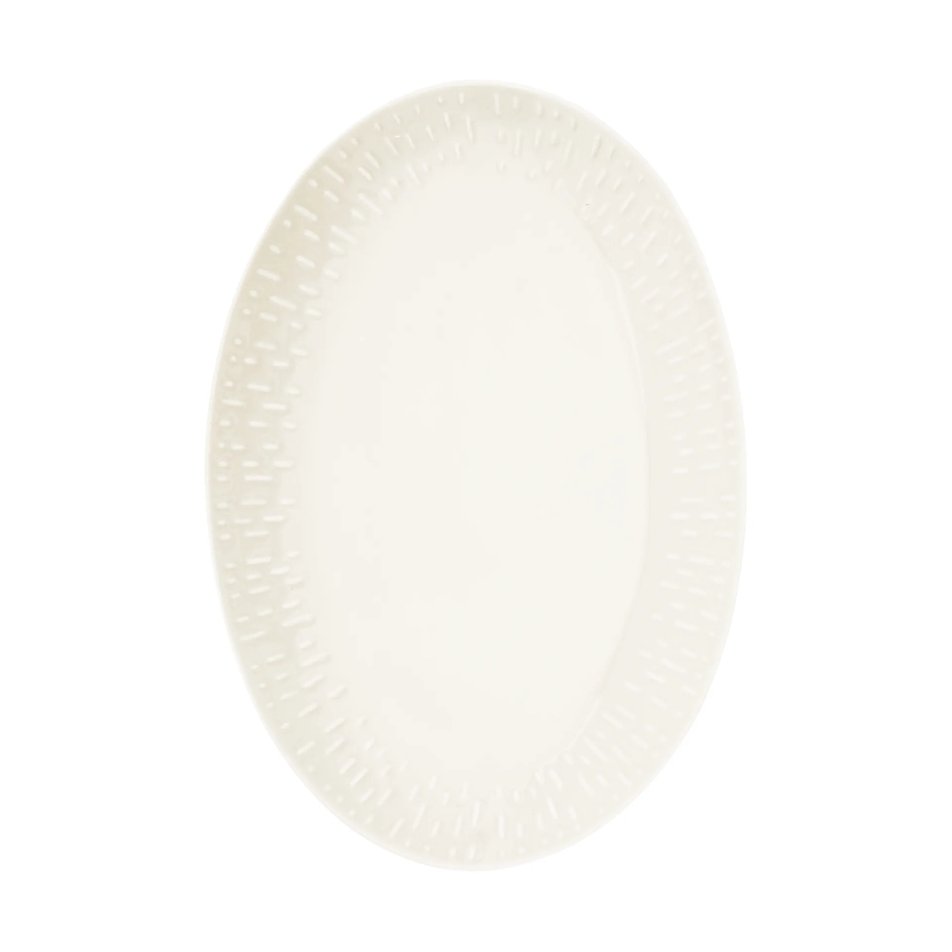 Confetti prato oval, Vanilla, 25,5x36 cm Aida