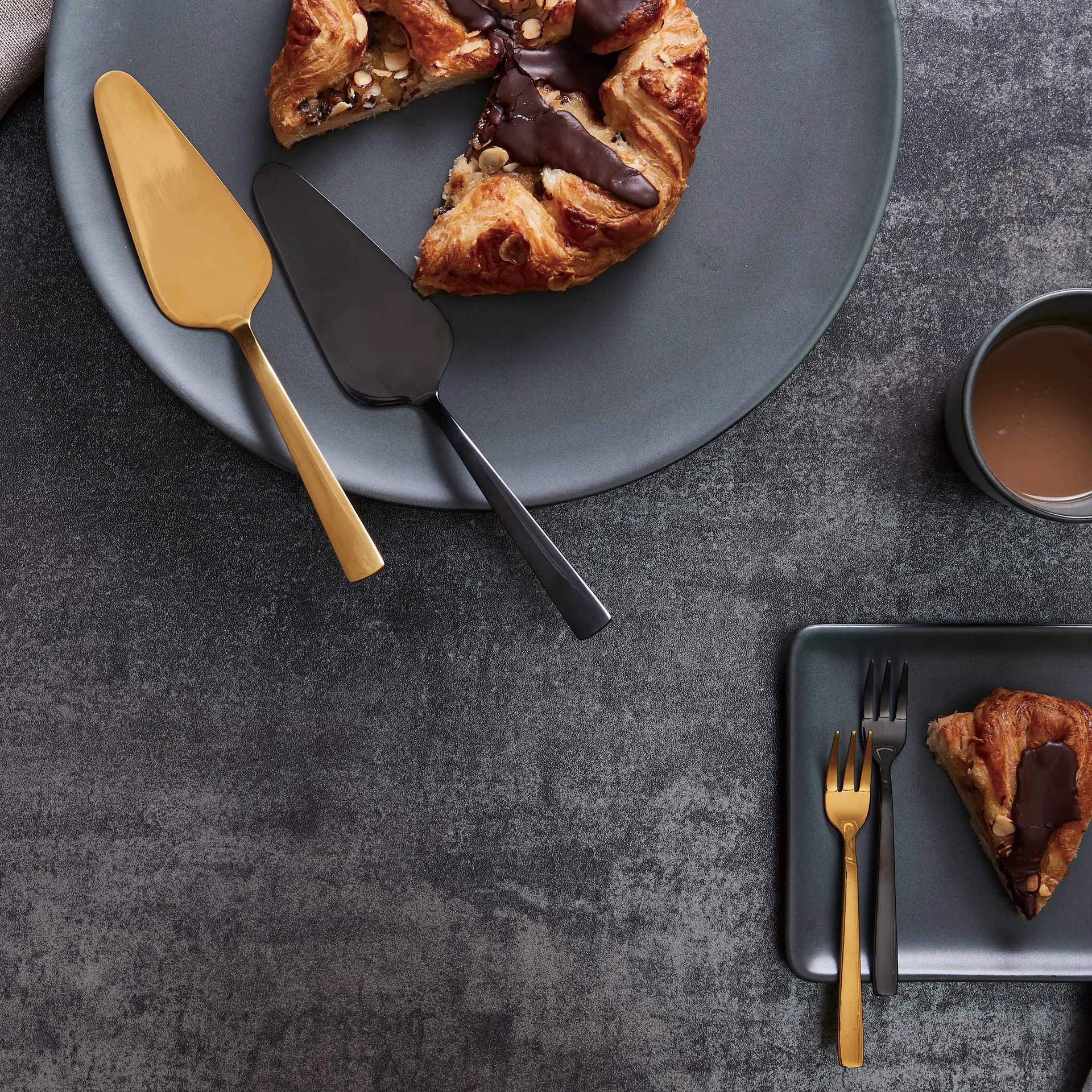 Conjunto para bolos Raw, 5 peças, preto Aida