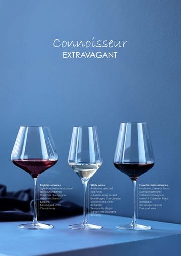 Copo de vinho branco Connoisseur Extravagant 40,5 cl 4 un. - Clear - Aida