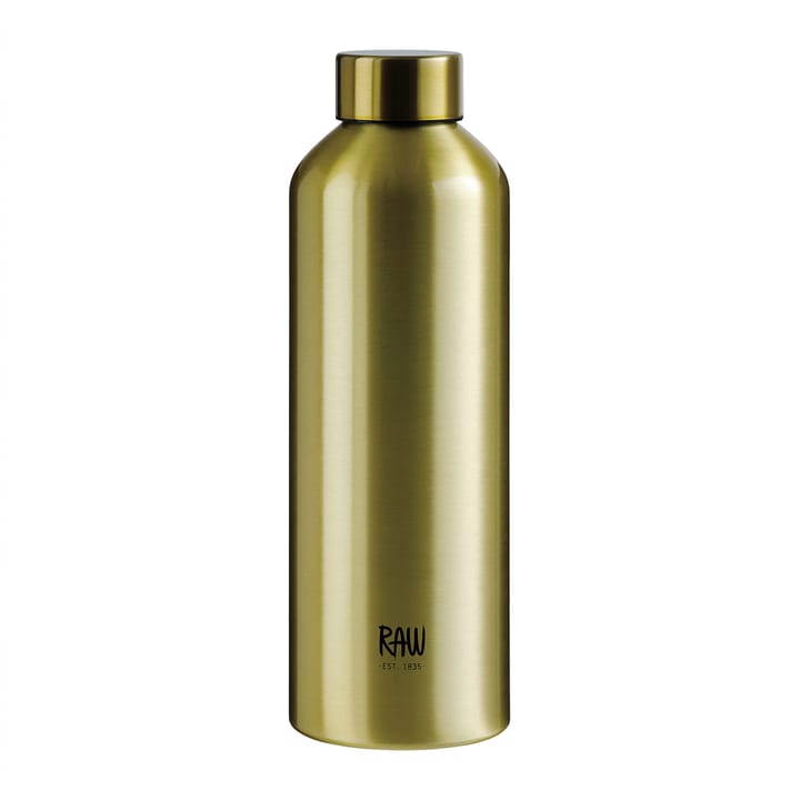 Garrafa de alumínio To Go Raw 0,75 L - Dourado - Aida