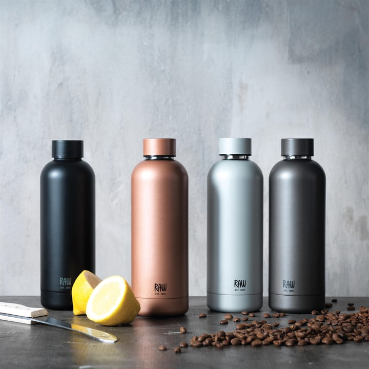 Garrafa termo Raw 0,5 l, metallic silver Aida