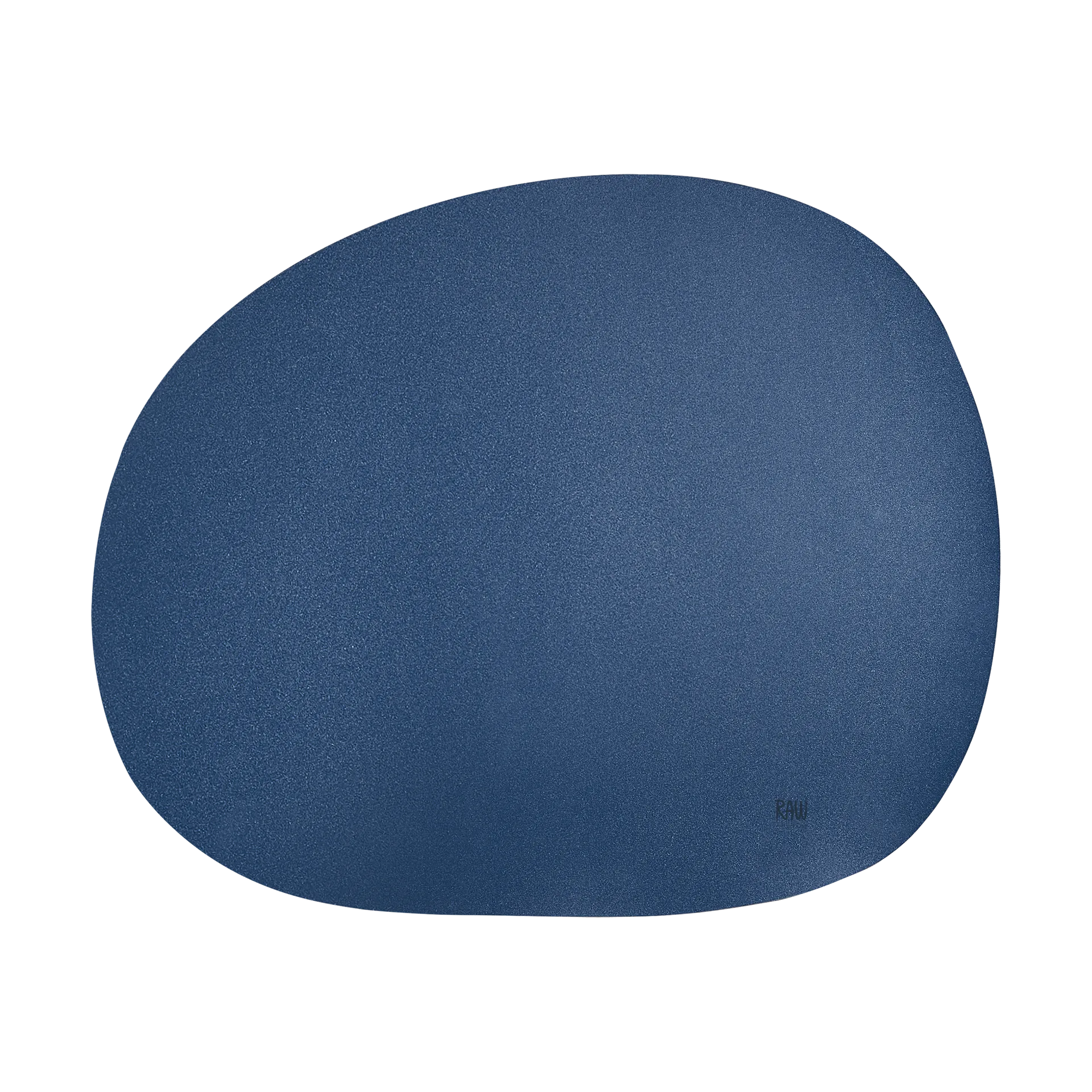 Individual de mesa em silicone Raw creative 41x33,5 cm, Azul escuro Aida