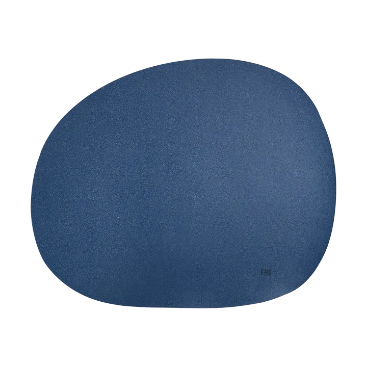 Individual de mesa em silicone Raw creative 41x33,5 cm - Azul escuro - Aida