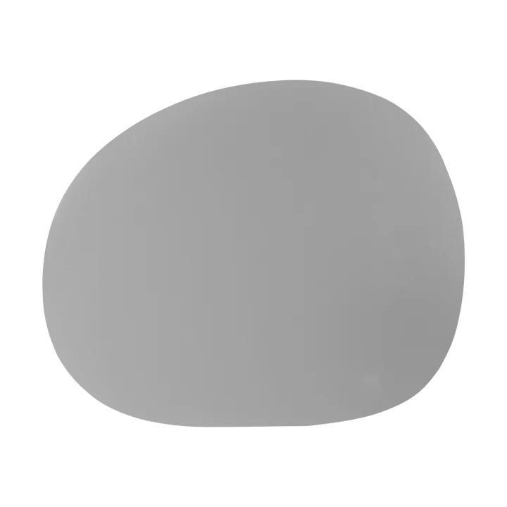 Individual de mesa em silicone Raw creative 41x33,5 cm - Cinza claro - Aida