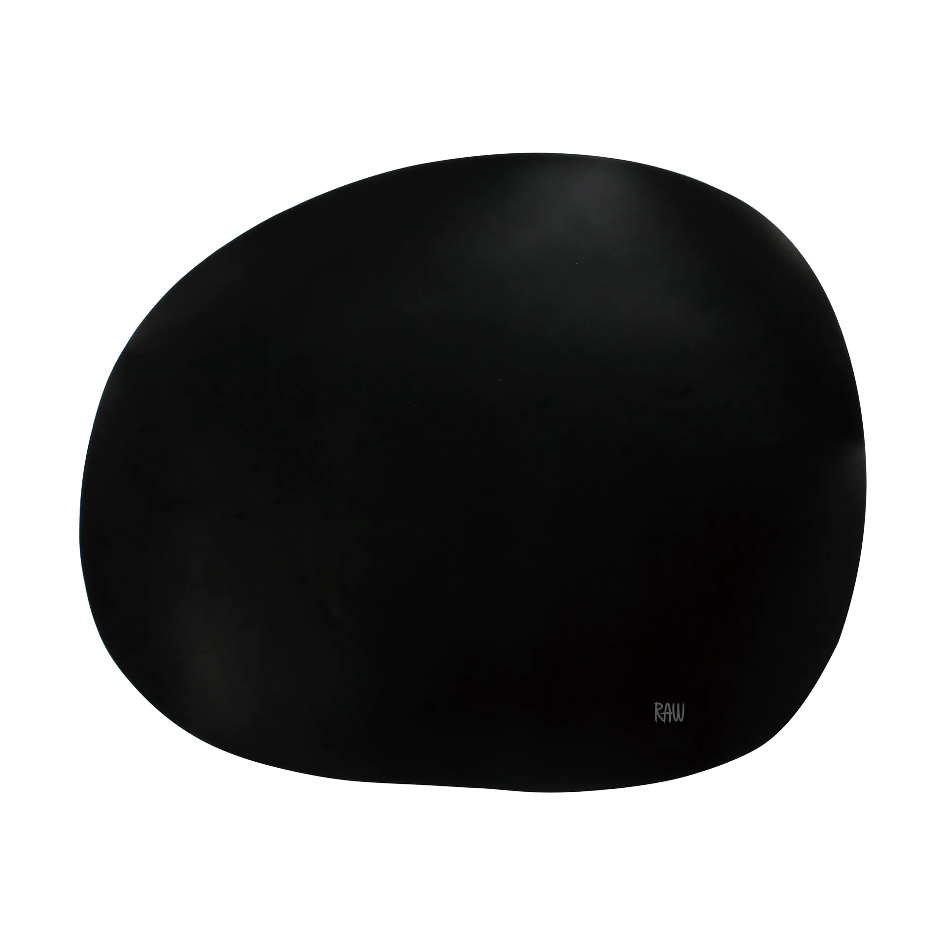 Individual de mesa em silicone Raw creative 41x33,5 cm, Preto Aida