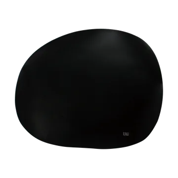 Individual de mesa em silicone Raw creative 41x33,5 cm - Preto - Aida