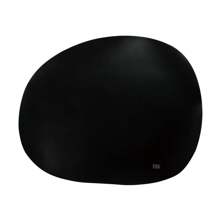 Individual de mesa em silicone Raw creative 41x33,5 cm - Preto - Aida