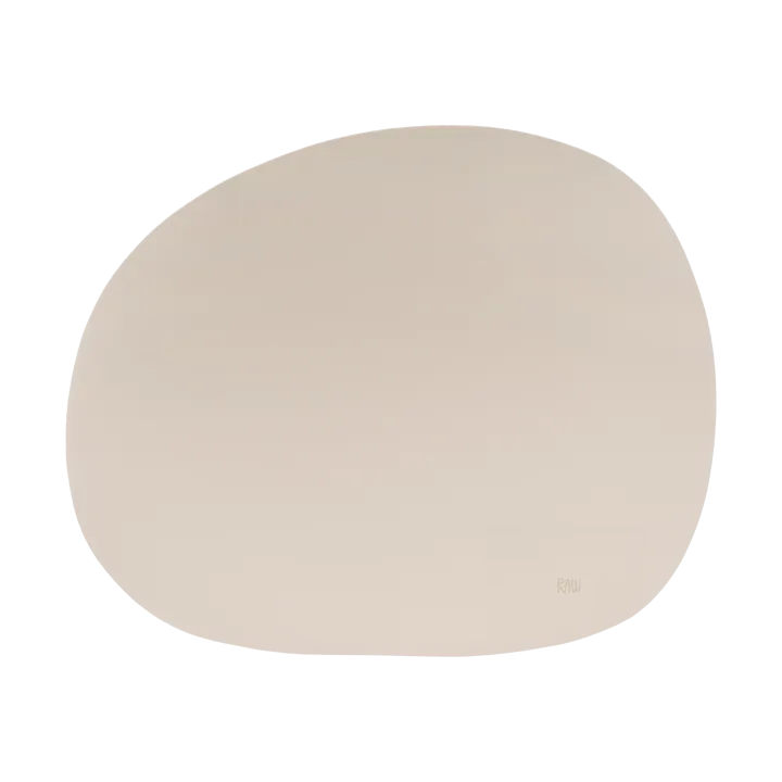 Individual de mesa em silicone Raw creative 41x33,5 cm - Spring sand - Aida