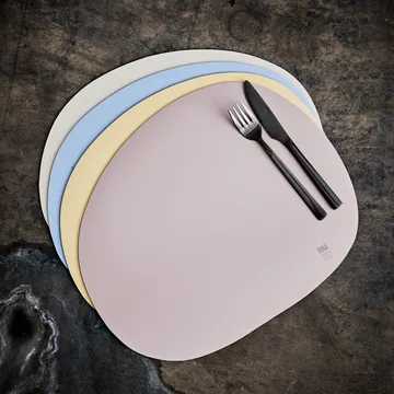 Individual de mesa em silicone Raw creative 41x33,5 cm - Spring sand - Aida