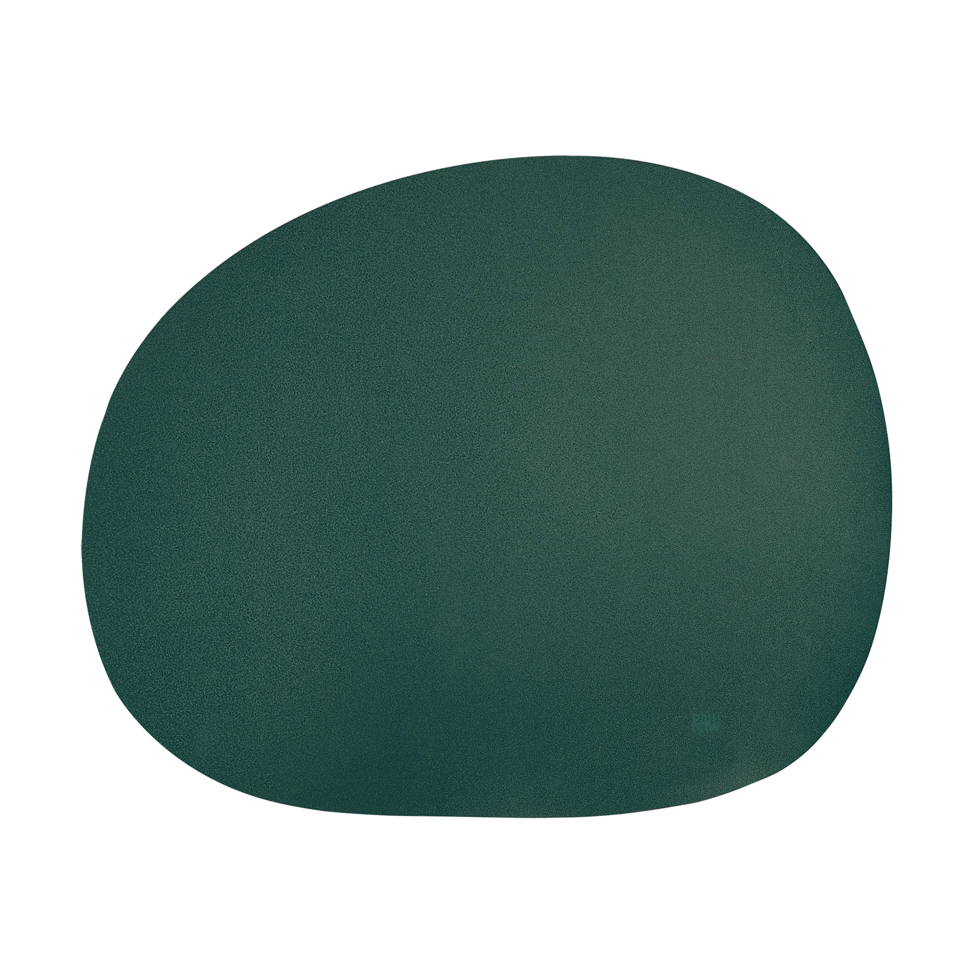 Individual de mesa em silicone Raw creative 41x33,5 cm, Verde escuro Aida