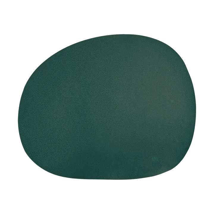 Individual de mesa em silicone Raw creative 41x33,5 cm - Verde escuro - Aida