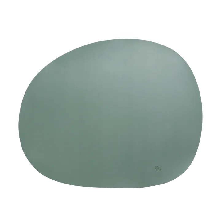 Individual de mesa em silicone Raw creative 41x33,5 cm - Verde - Aida