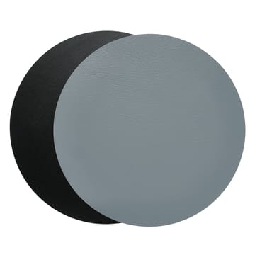 Individual de mesa Quadro Ø38 cm 1 un. - Preto-cinza - Aida
