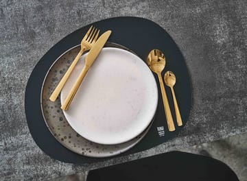 Individual de mesa Raw 41 x 33,5 cm - preto - Aida