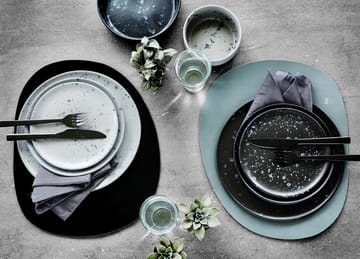 Individual de mesa Raw 41 x 33,5 cm - preto - Aida