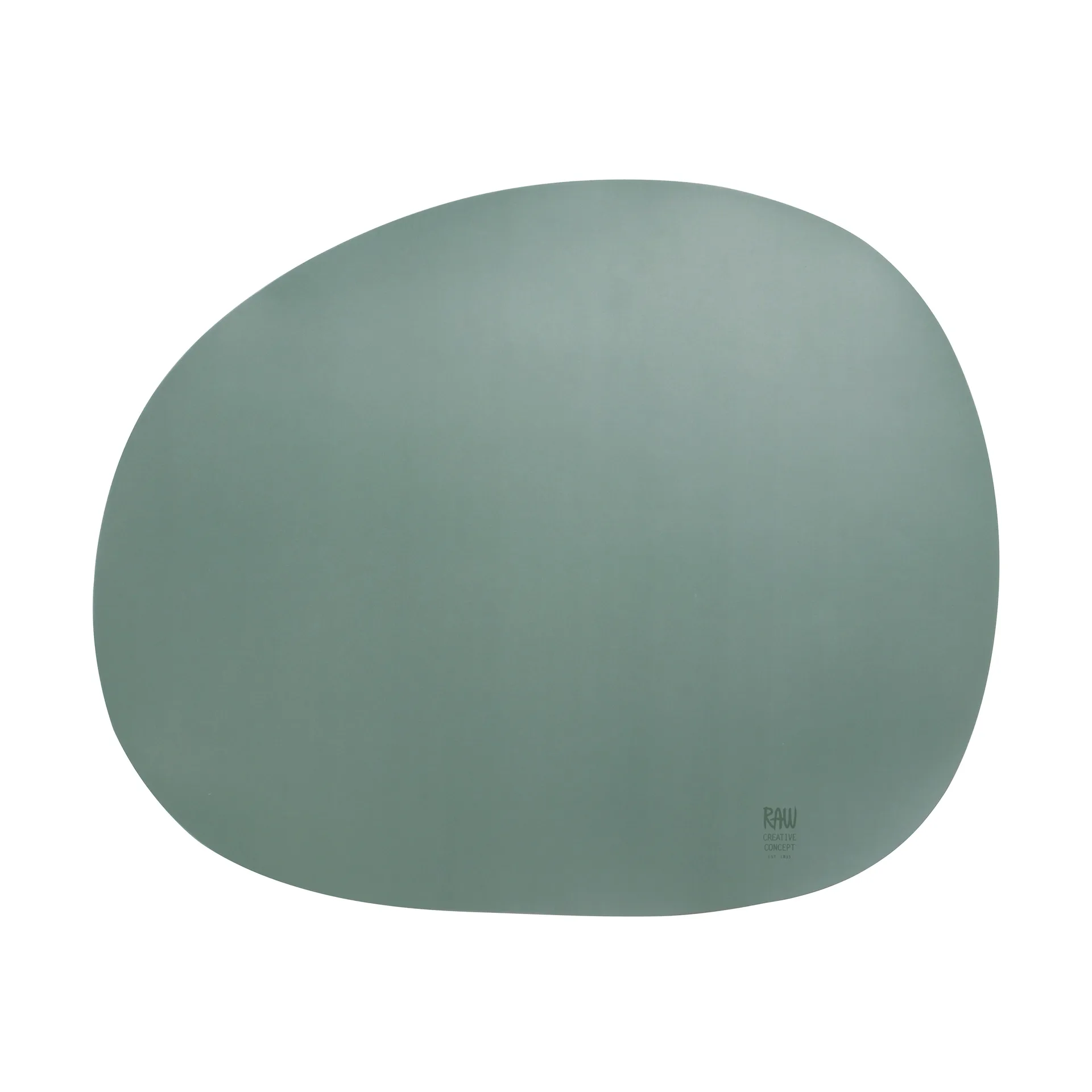 Individual de mesa Raw 41 x 33,5 cm, verde Aida