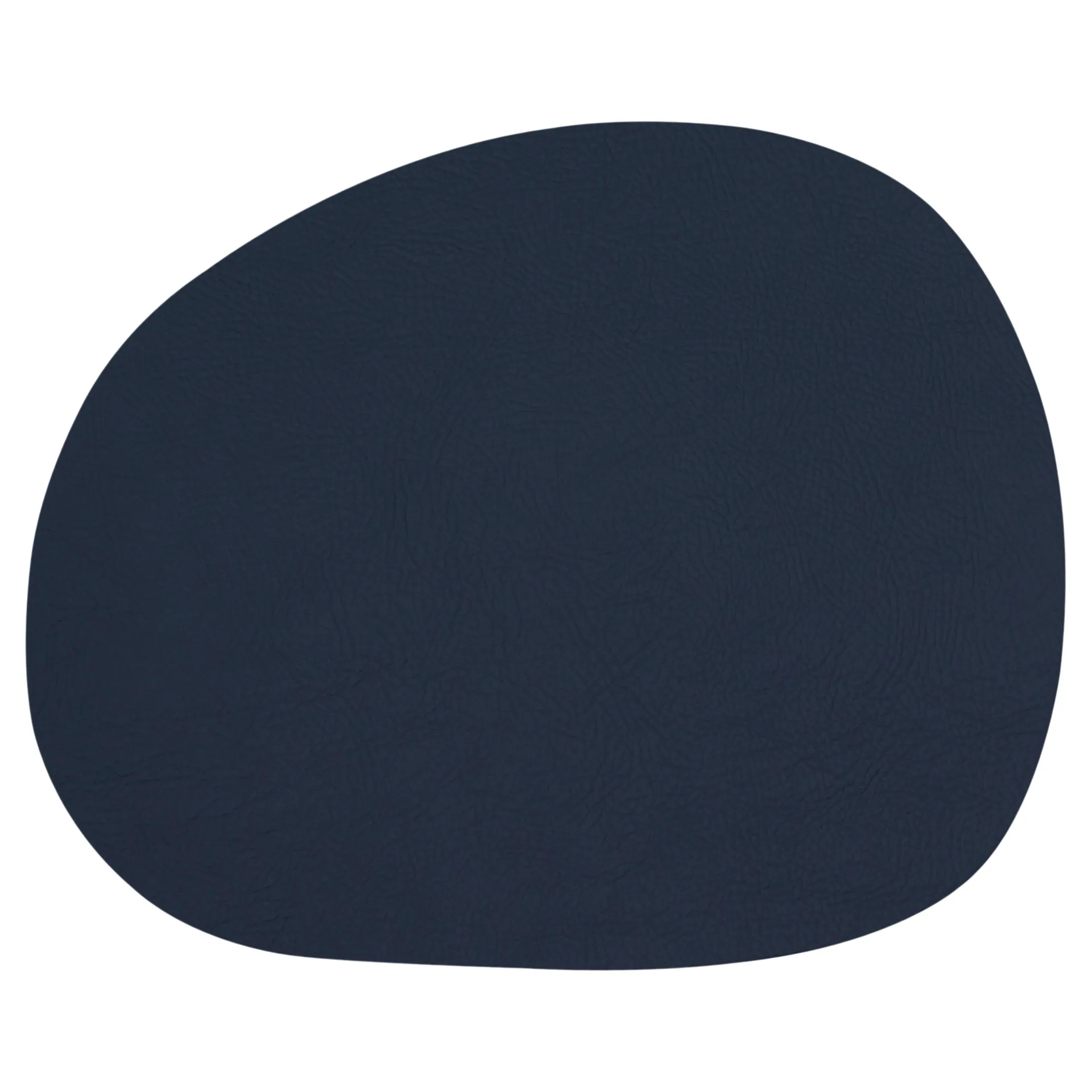 Individual de mesa Raw em couro, Dark blue buffalo (azul escuro) Aida