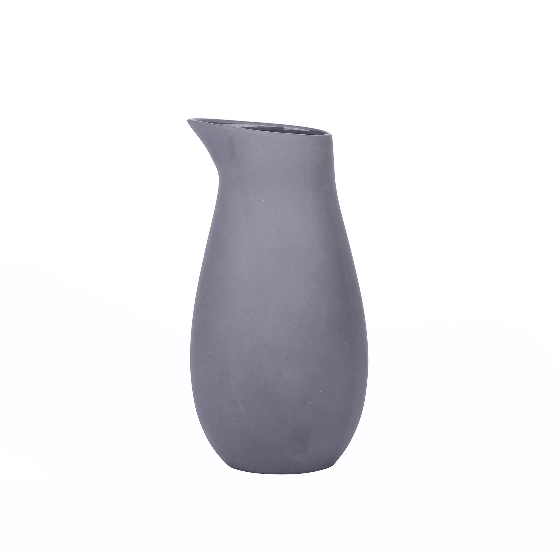 Jarra de leite Raw stoneware 0,4 l, cinza Aida