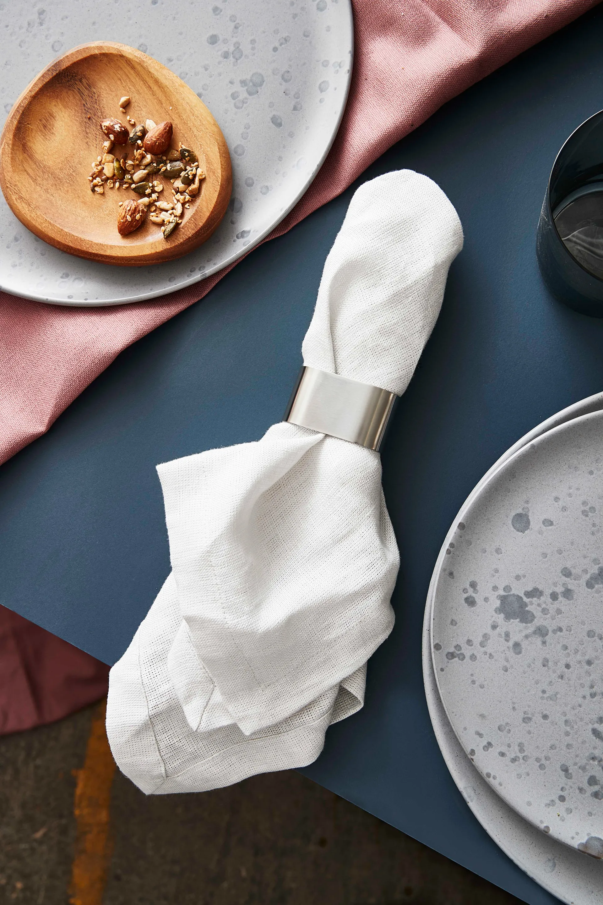 Porta guardanapos Raw, 4 un., Aço inoxidável Aida