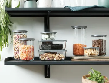 Pote com tampa Café 1 litro - Clear - Aida