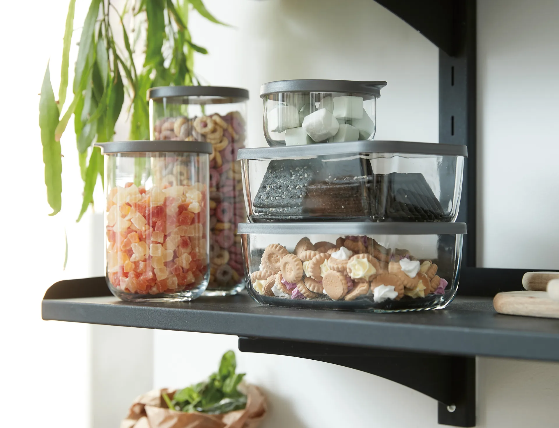 Pote com tampa Café 38 cl, Clear Aida