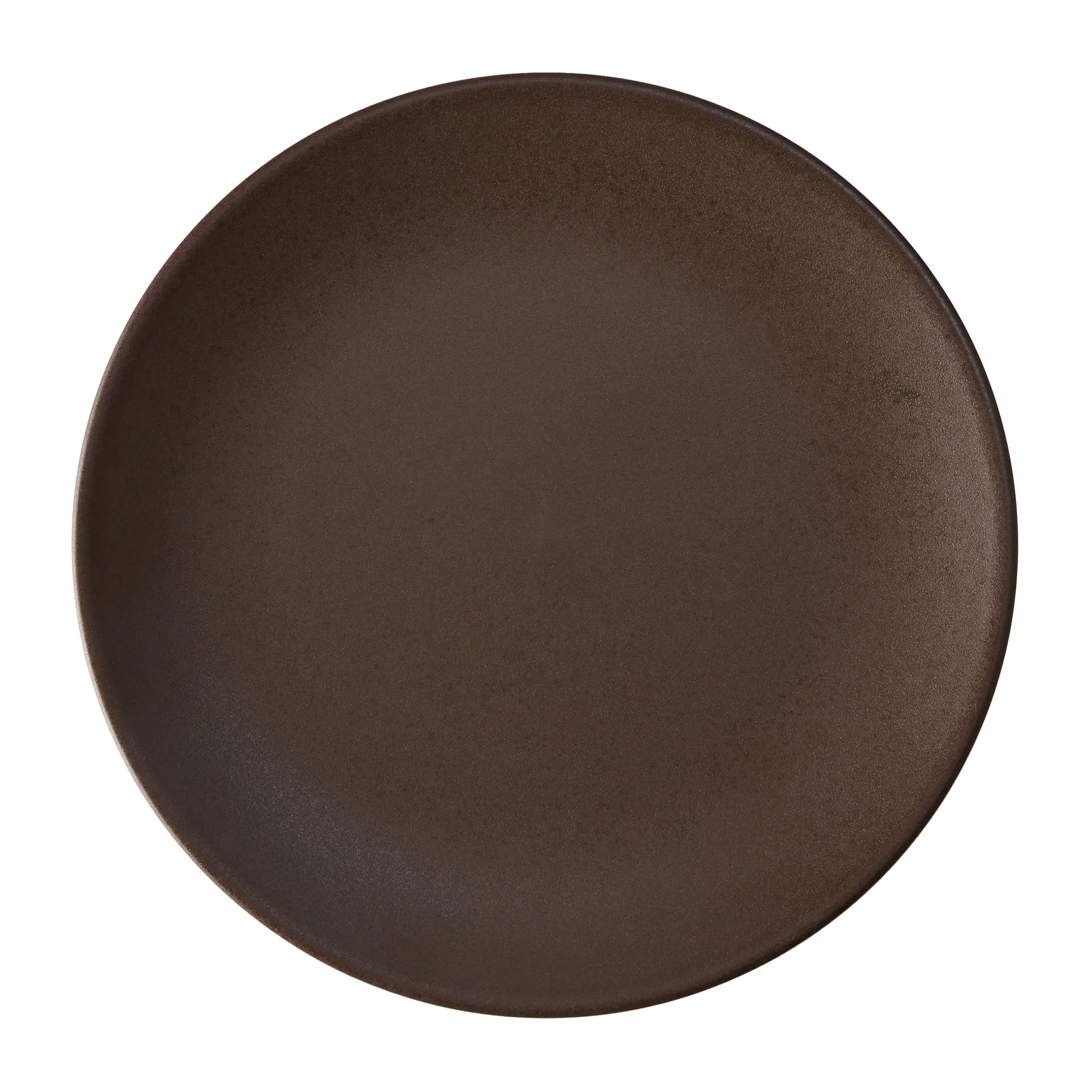 Prato Ceramic Workshop Ø26 cm, Chestnut-matte brown Aida