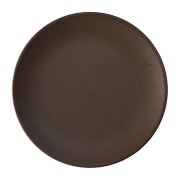 Prato Ceramic Workshop Ø26 cm - Chestnut-matte brown - Aida