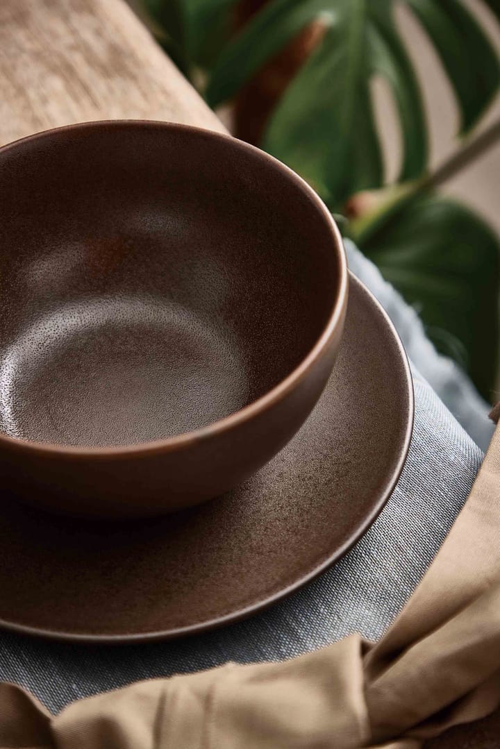 Prato pequeno Ceramic Workshop Ø19,5 cm, Chestnut-matte brown Aida