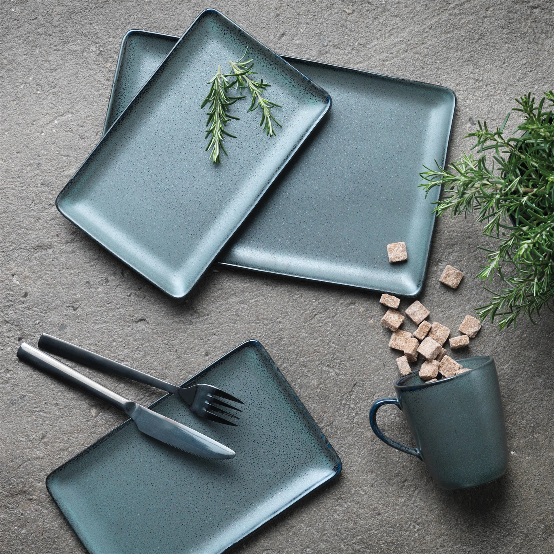 Prato Raw 23,5x15 cm, Northern green Aida