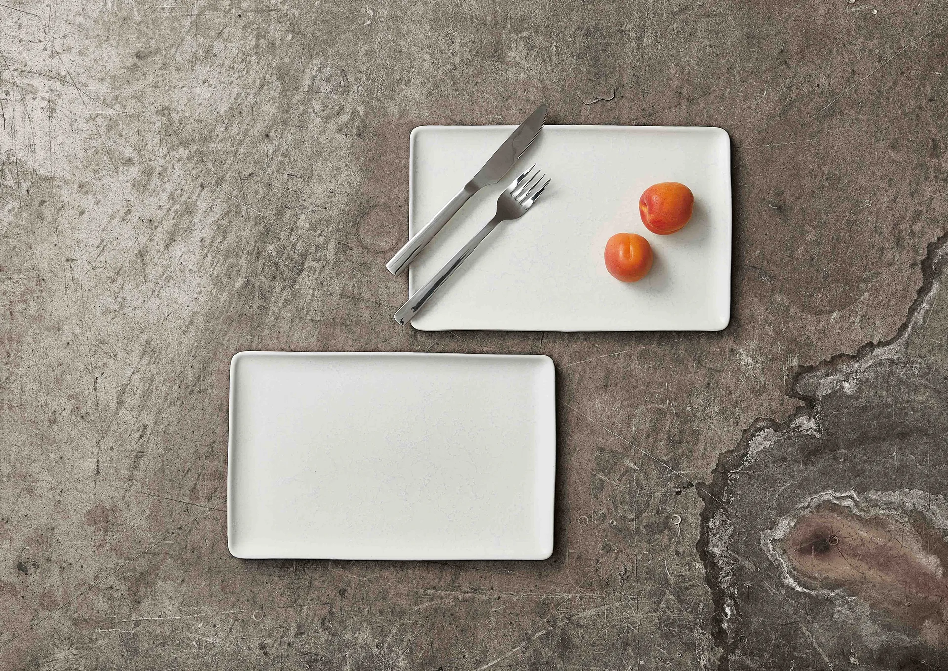 Prato Raw 31,5x20 cm, Arctic white Aida